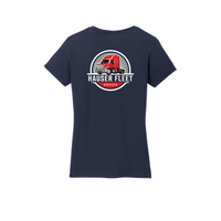 HauserFleetServicesandHauserLogistics - Gildan Ladies Heavy Cotton 100% Cotton V-Neck T-Shirt