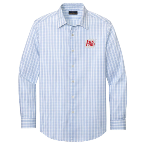 FoxFuel -  Brooks Brothers - Men's Tech Stretch Pattern Shirt
