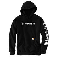Sit Means Sit - Carhartt Midweight Hooded Logo Sweatshirt