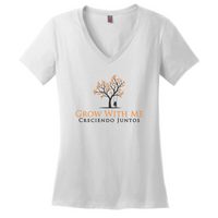 GrowWithMe - District Made Ladies Perfect Weight V-Neck Tee