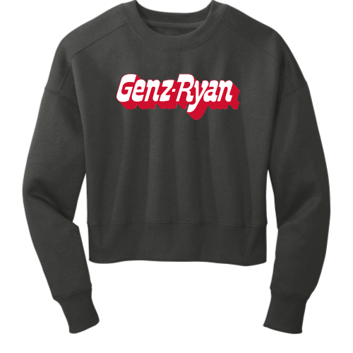 GenzRyan - District Women's Perfect Weight Fleece Cropped Crew
