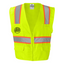 PrivateLabelInt - Solid Front Safety Vest With Mesh Back