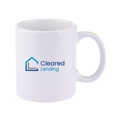 ClearedLending - 11oz Basic C Handle Ceramic Mug