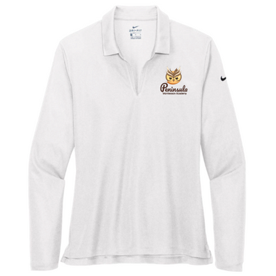 PeninsulaMontessoriAcademy  - Nike - Ladies Dri-FIT Long Sleeve Polo