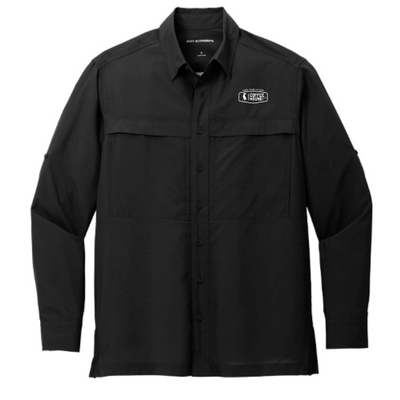 Coffee Hound - Port Authority Long Sleeve UV Daybreak Shirt - v1