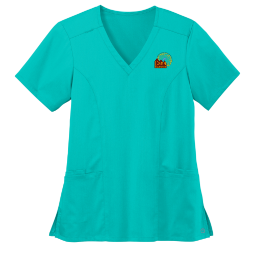 CasaEsperanza - WonderWink Women's Premiere Flex V-Neck Top WW4168 - Light