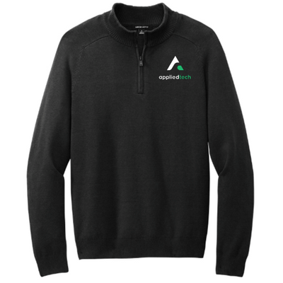 AppliedTech - MercerMettle - Men's Quarter-Zip Sweater Black