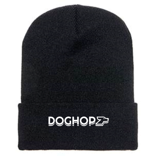 DogHop -Adult Cuffed Knit Beanie