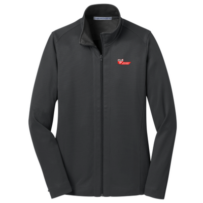 HealthTransit - Port Authority Ladies Heavyweight Vertical Texture Full-Zip