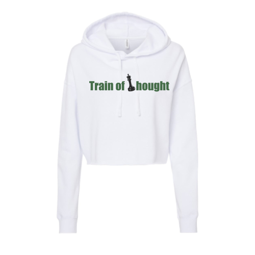 Train of Thought - Independent Trading  Women's Crop Hoodie