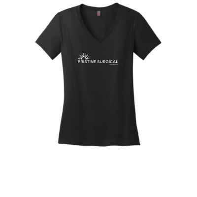 PristineSurgical District Made Ladies Perfect Weight V-Neck Tee