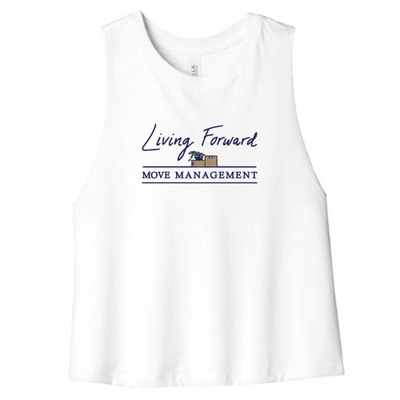 LivingForward  - BELLA+CANVAS Women's Racerback Cropped Tank