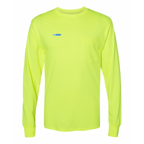 MEGLOBAL - Workwear Long Sleeve Pocket T-Shirt