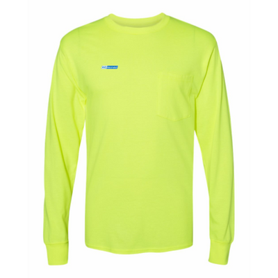 MEGLOBAL - Workwear Long Sleeve Pocket T-Shirt