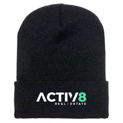 ACTIV8RealEstate - Cuffed Knit Beanie