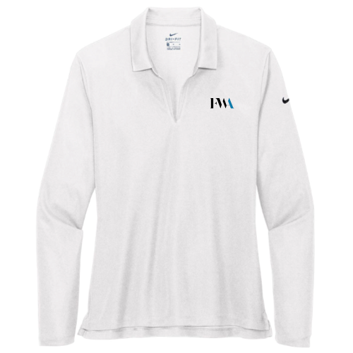 FWA - Nike - Ladies Dri-FIT Long Sleeve Polo v1