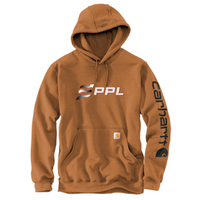 PPLTrucking - Carhartt Midweight Hooded Logo Sweatshirt CTK288