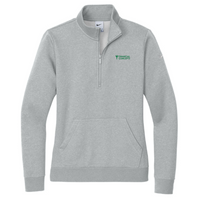 FinancialConcepts - Nike Ladies Club Fleece Sleeve Swoosh 1/2-Zip - v2