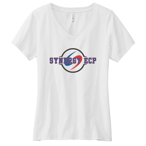 SynergyECP - Volunteer Knitwear Women's Daily V-Neck Tee USA-Made - v5