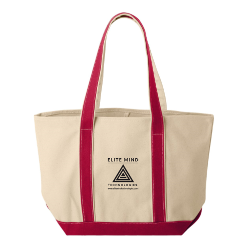 Elite Mind Technologies - 16 Ounce Cotton Canvas Tote