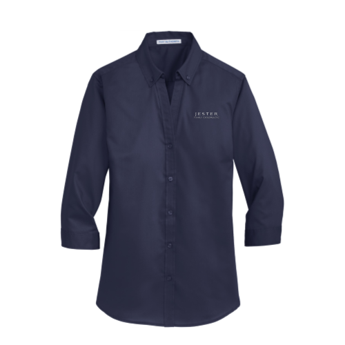JesterFamilyChiropractic - Port Authority - Ladies Three-Quarter Sleeve Shirt