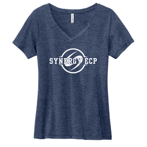 SynergyECP - Volunteer Knitwear Women's Daily V-Neck Tee USA-Made - v5