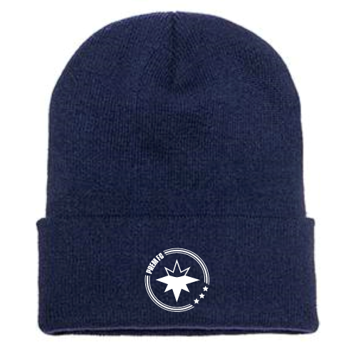 PremFC - Navy Cuffed Knit Beanie Yupoong