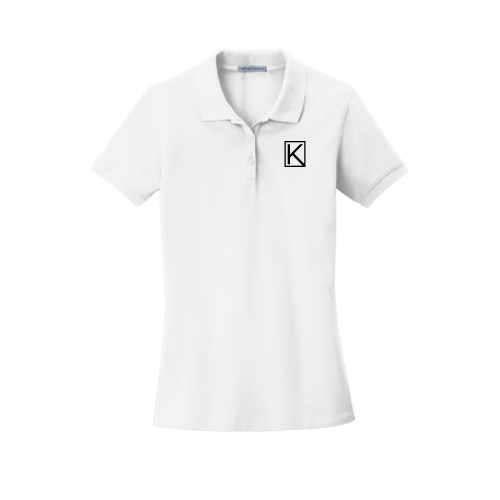 EKTeam - Port Authority - Ladies EZCotton Polo - White