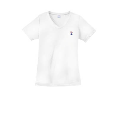 EssentialSpeech - Sport-Tek Ladies V-Neck Competitor Tee - v2
