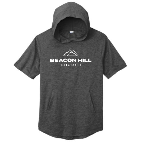 BeaconHillChurch - Sport-Tek PosiCharge Tri-Blend Wicking Short Sleeve Hoodie