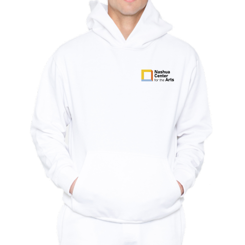 NashuaCenterfortheArts - Embroidery Urban Pullover Hoodie - White