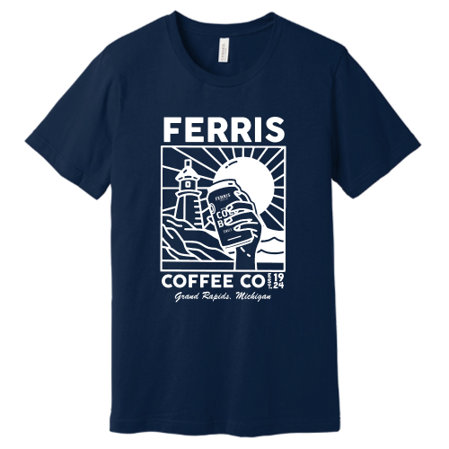 FerrisCoffee - Bella Canvas - Nitro Lighthouse White