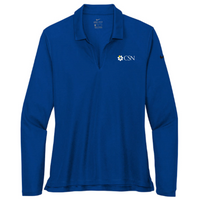 CSN - Nike - Ladies Dri-FIT Long Sleeve Polo - Blue