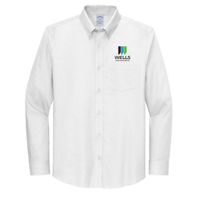 Wells Insurance - Mens Brooks Brothers Wrinkle Free Button Up