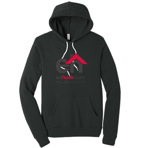 EdHuckTeam - Unisex Poly/Cotton Hooded Pullover Sweatshirt