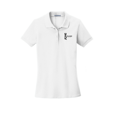 UpOverAdv Port Authority - Ladies EZCotton Polo - White