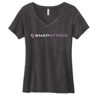 Snapattack - Volunteer Knitwear Women's Daily V-Neck Tee USA-Made