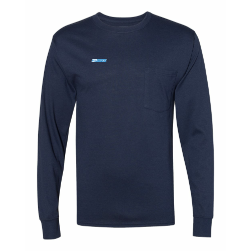 MEGLOBAL - Workwear Long Sleeve Pocket T-Shirt