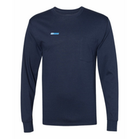 MEGLOBAL - Workwear Long Sleeve Pocket T-Shirt