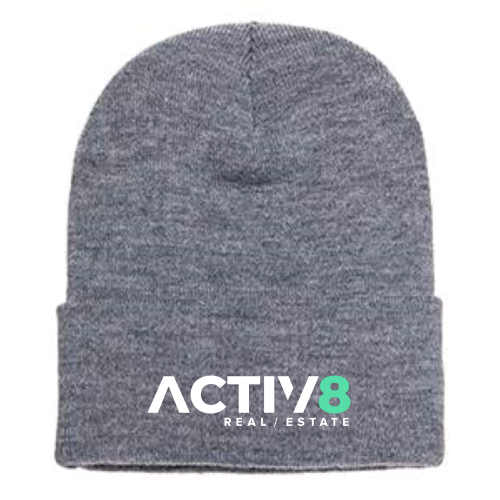 ACTIV8RealEstate - Cuffed Knit Beanie
