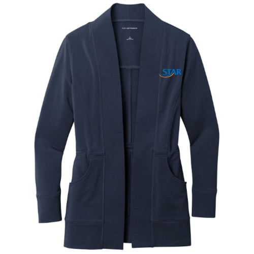 StarAutismSupport - Port Authority Ladies Microterry Cardigan LK825