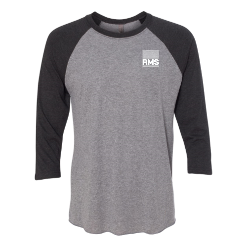 RMS - Next Level Unisex Tri-Blend 3/4-Sleeve Raglan Tee