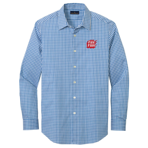 FoxFuel -  Brooks Brothers - Men's Tech Stretch Pattern Shirt