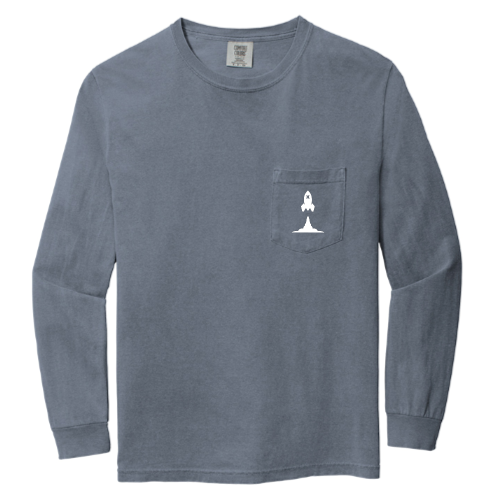 LaunchX - Comfort Colors Long Sleeve Pocket Tee