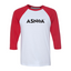 Asnoa - BELLA+CANVAS Unisex 3/4-Sleeve Baseball Tee