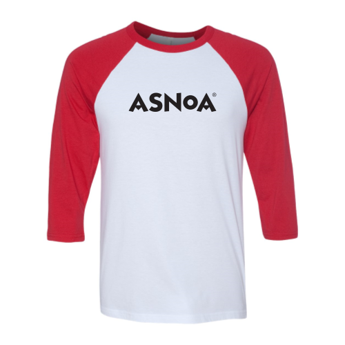 Asnoa - BELLA+CANVAS Unisex 3/4-Sleeve Baseball Tee