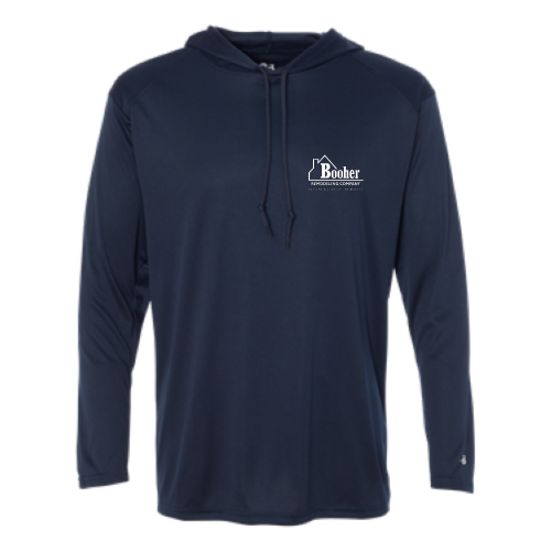 BooherRemodelingCompany - B-Core Long Sleeve Hooded T-Shirt