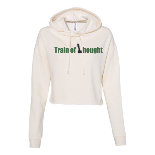 Train of Thought - Independent Trading  Women's Crop Hoodie