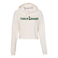 Train of Thought - Independent Trading  Women's Crop Hoodie