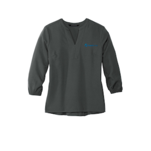 VP Supply Womens Three Quarter Sleeve Blouse